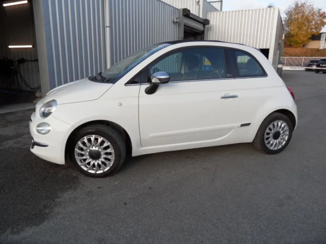 FIAT 500C 12 LOUNGE 69 CV CAPOTE NOIRE