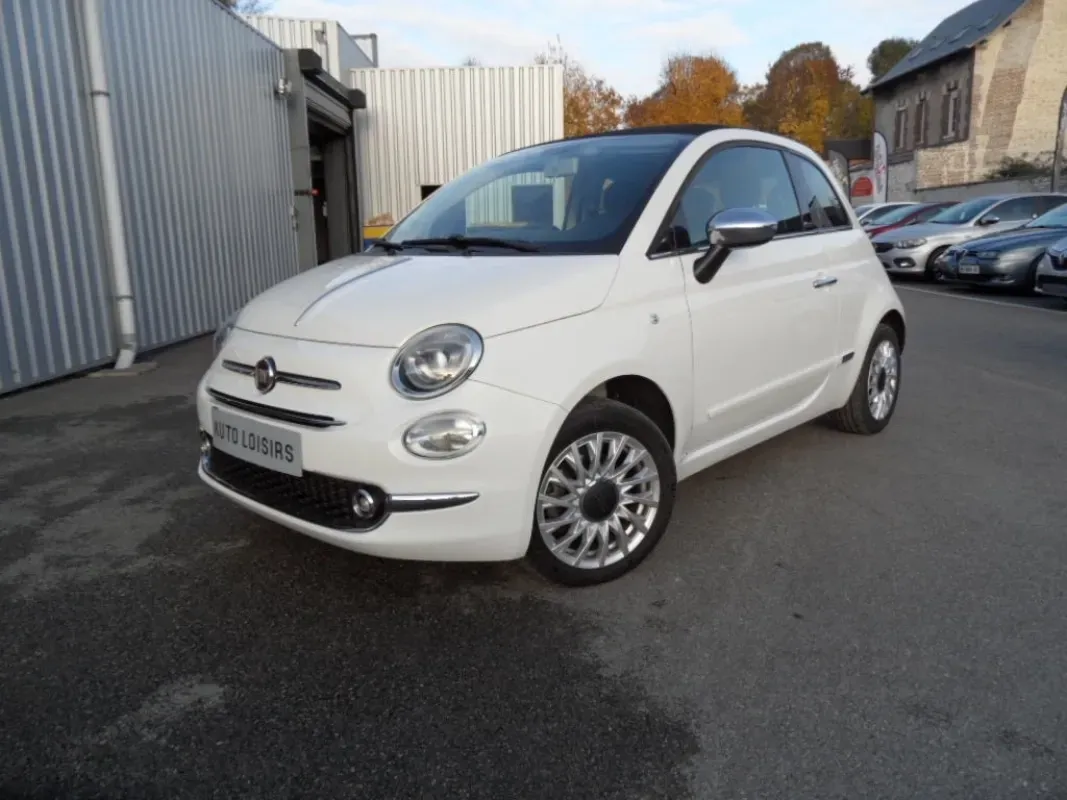 FIAT 500C 12 LOUNGE 69 CV CAPOTE NOIRE