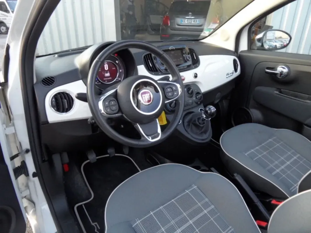 FIAT 500C 12 LOUNGE 69 CV CAPOTE NOIRE
