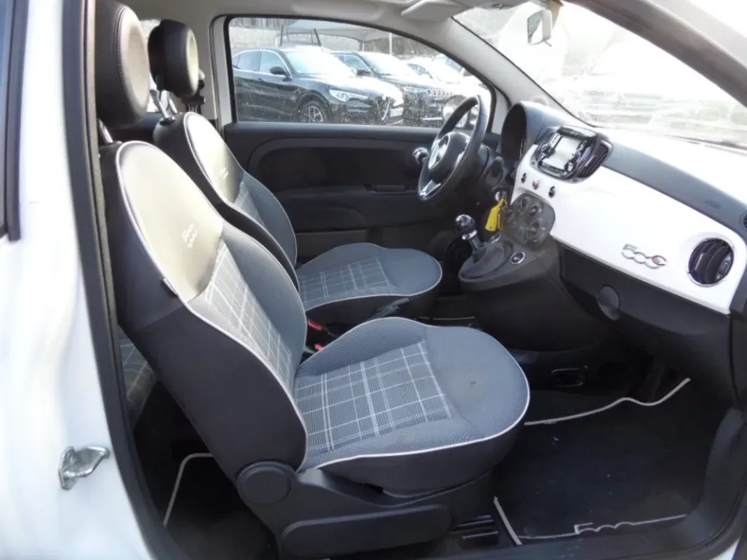 FIAT 500C 12 LOUNGE 69 CV CAPOTE NOIRE