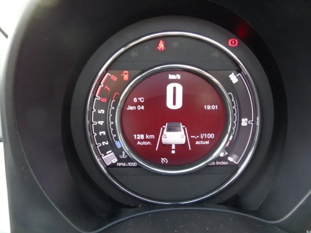 FIAT 500C 12 LOUNGE 69 CV CAPOTE NOIRE