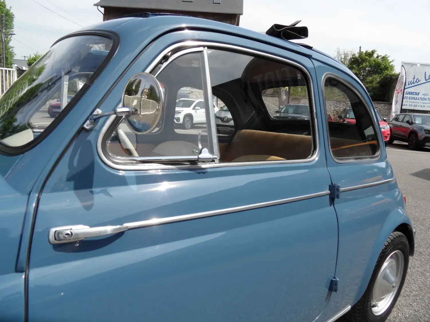 TRES RARE FIAT 500D DE 1963 AVEC PORTES SUICIDES !!!