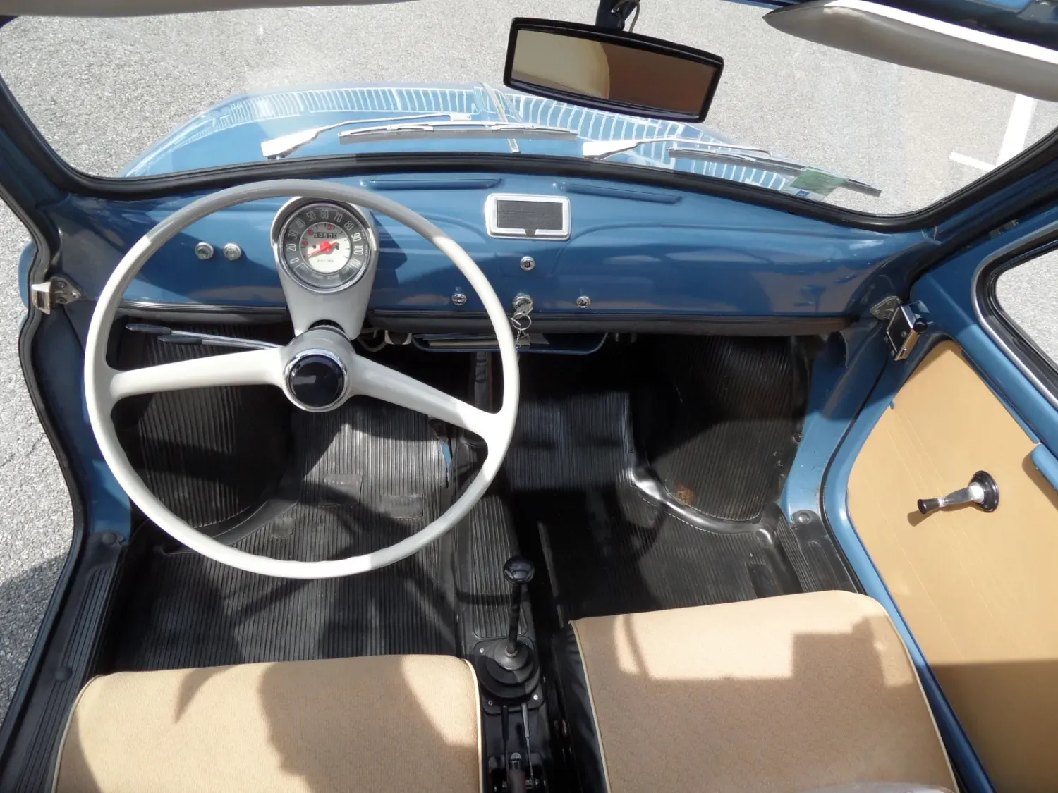 TRES RARE FIAT 500D DE 1963 AVEC PORTES SUICIDES !!!