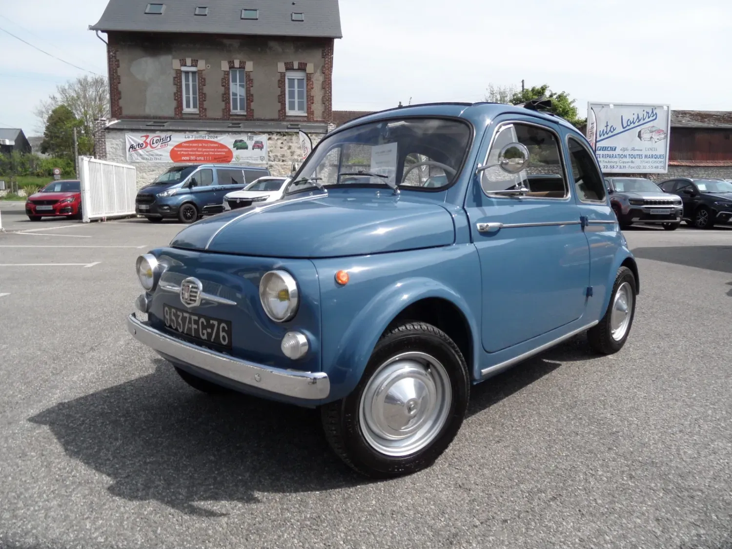 TRES RARE FIAT 500D DE 1963 AVEC PORTES SUICIDES !!!