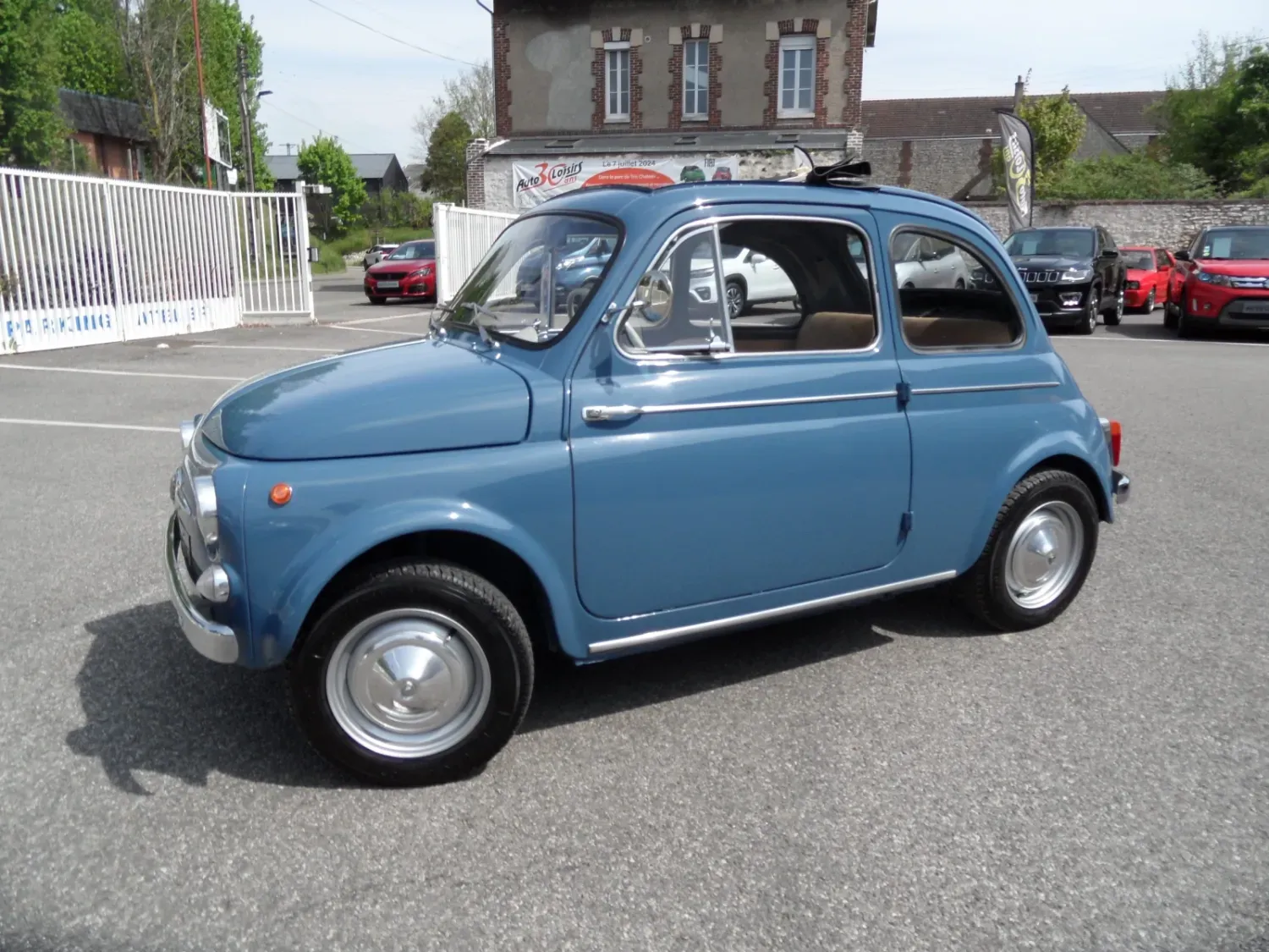 TRES RARE FIAT 500D DE 1963 AVEC PORTES SUICIDES !!!