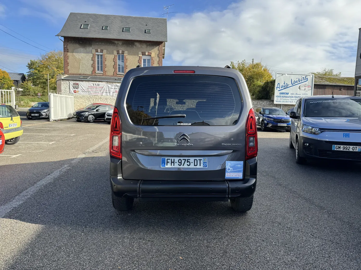CITROEN BERLINGO 3 EQUIPEMENT PMR (PERSONNE A MOBILITE REDUITE)